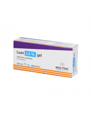 Luan 2,5% gel 15 g indiqué pour faciliter les manœuvres endo-urétrales