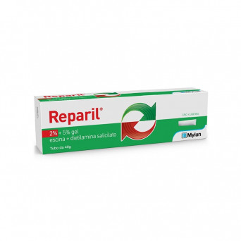 Reparil 2%+5% gel 40 g favorise la résorption des hématomes.
