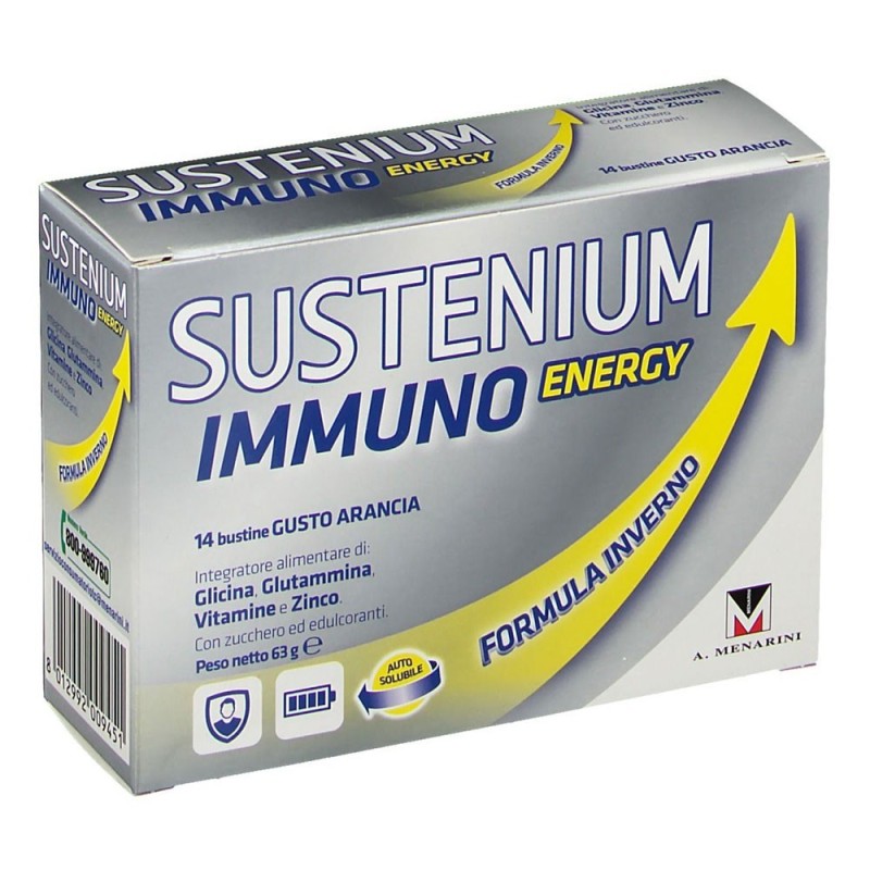 Sustenium
Immuno Energy
formula inverno
gusto arancia