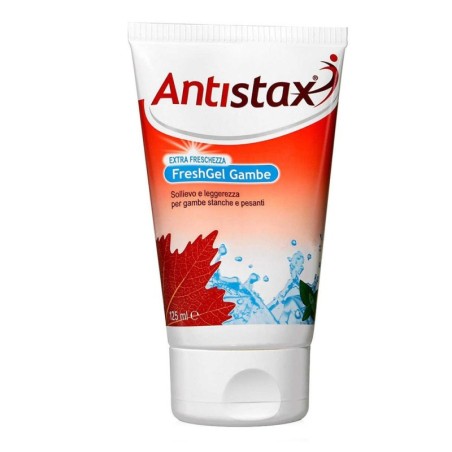 Antistax
freshgel gambe
extra freschezza
Sollievo e leggerezza per gambe stanche e pesanti
Tubo da 125 ml