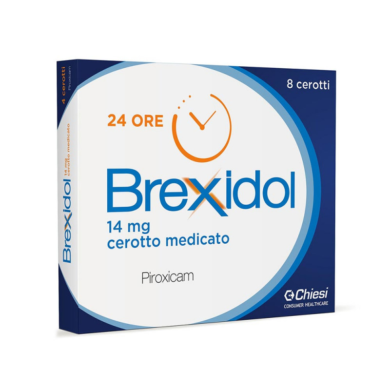Brexidol 14 mg 8 cerotti medicati indicato in caso di dolore e infiammazione