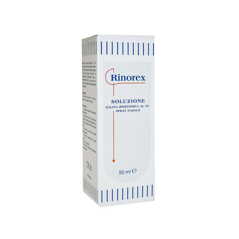 Rinorex spray nasale 50 ml favorisce l'idratazione della mucosa nasale