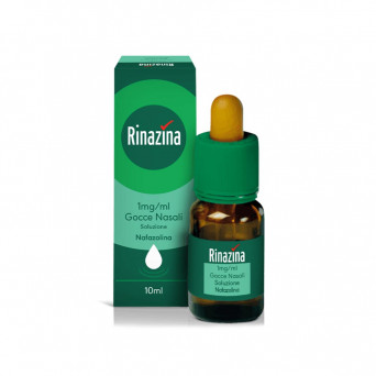 Rinazina Gocce Nasali 10 ml efficace nel trattamento della congestione nasale a breve termine