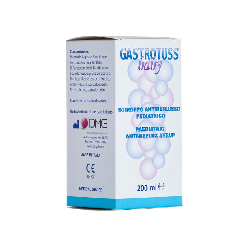 Gastrotuss baby 200 ml jarabe antirreflujo pediátrico en recién nacidos y niños