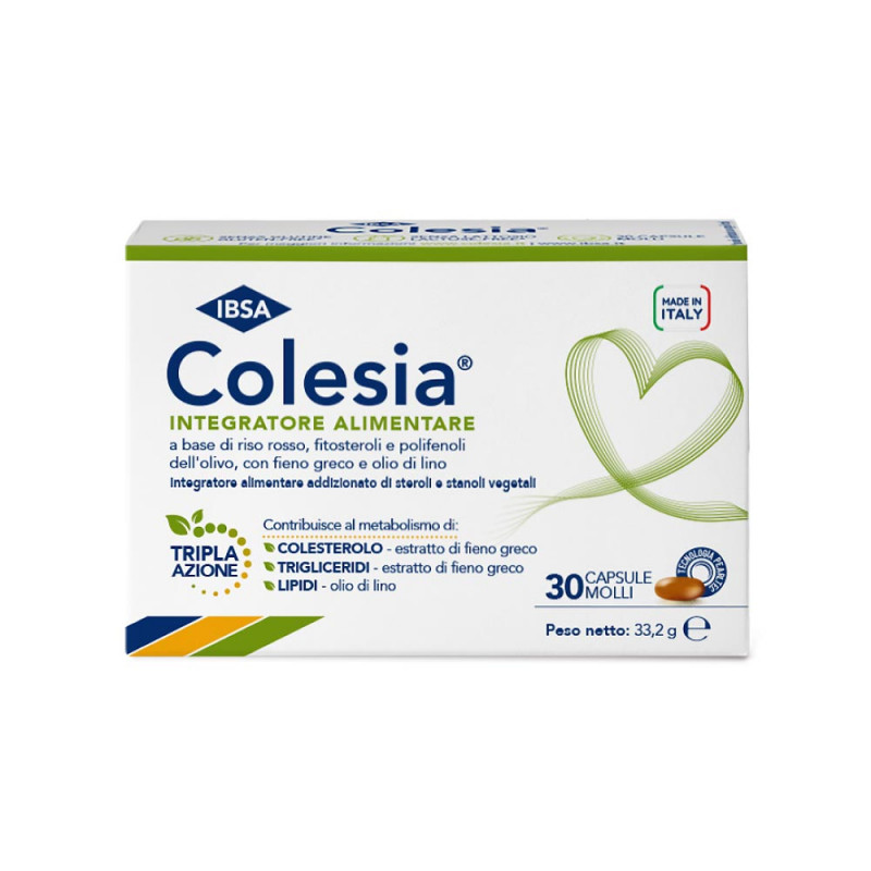 Colesia indiqué pour soutenir le métabolisme lipidique et maintenir une circulation sanguine normale.