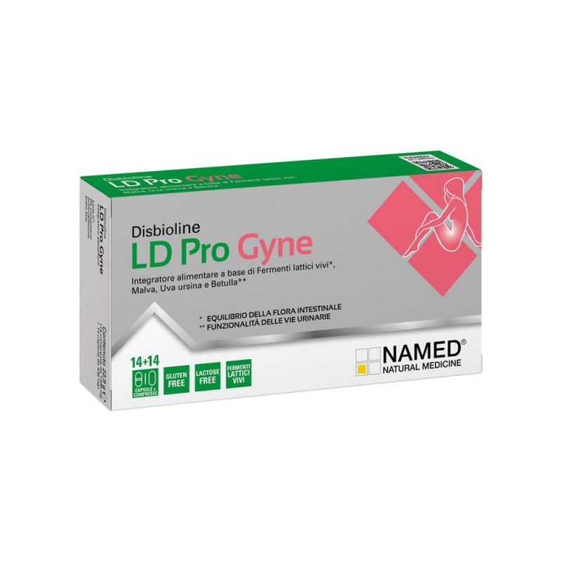 Disbioline LD Pro Gyne 14 capsule + 14 compresse equilibrio della flora intestinale e funzionalità delle vie urinarie