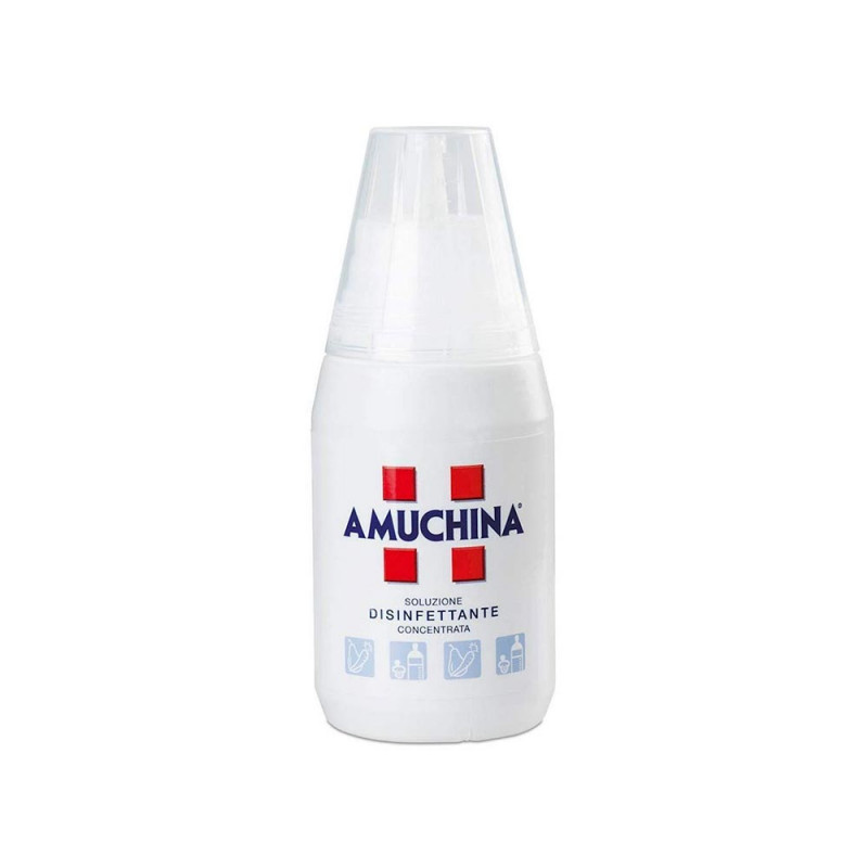 Amuchina soluzione disinfettante concentrata 250 ml ideale per la disinfezione di frutta e verdura e per gli oggetti del neonato