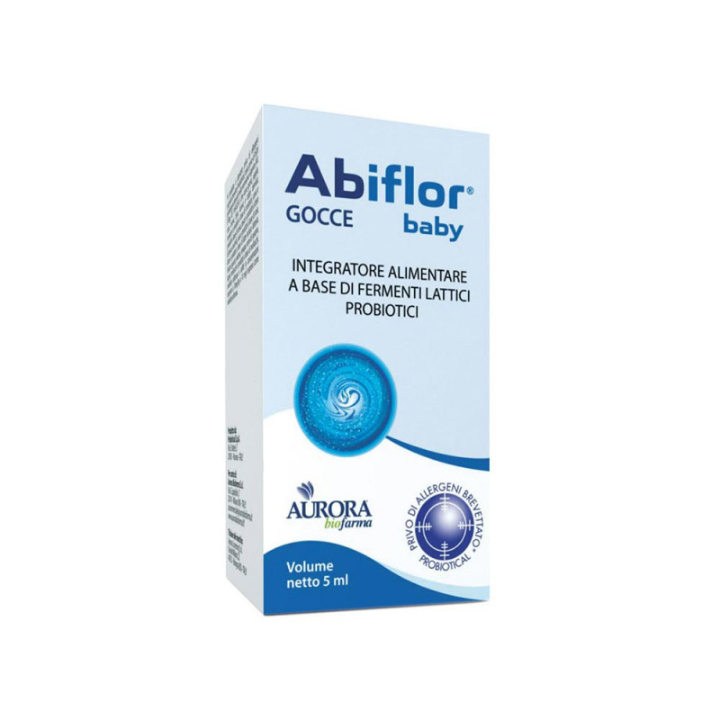 Abiflor Bébé gouttes 5 ml complément alimentaire à base de ferments lactiques probiotiques