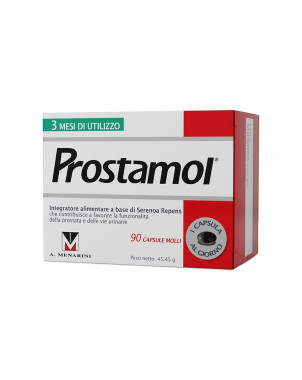 Prostamol 90 soft capsules helps to promote the functionality of the prostate and urinary tract