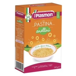 Plasmon
La Pastina
Anellini
100% grano italiano
6 Mesi+
Confezione da 340 g