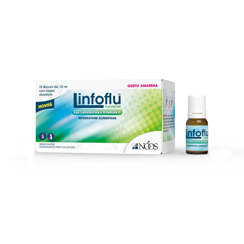 Linfoflu 15 Fläschchen Nahrungsergänzungsmittel Trägt zur normalen Funktion des Immunsystems bei