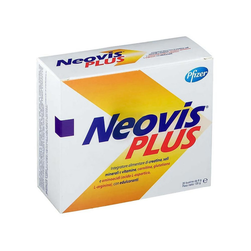 Neovis plus 20 sachets utiles pour apporter de l'énergie à l'organisme notamment en cas de fatigue