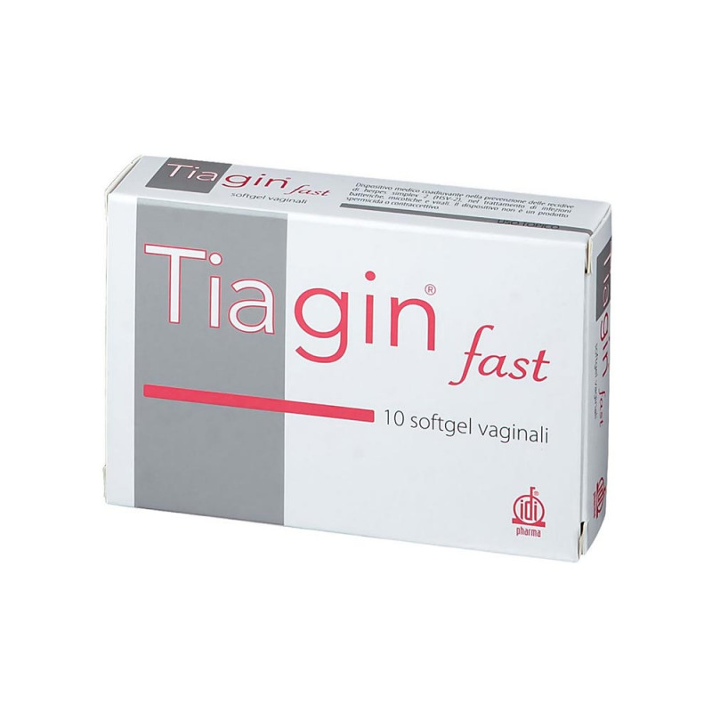 Tiagin Fast 10 Vaginalkapseln. Angezeigt bei vaginalem Juckreiz und Brennen
