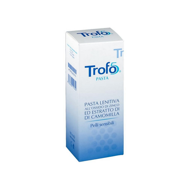 Trofo 5 soothing paste 100 ml With zinc oxide and chamomile extract for sensitive skin