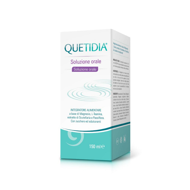 Quetidia soluzione orale 150 ml favorisce il rilassamento e il benessere mentale