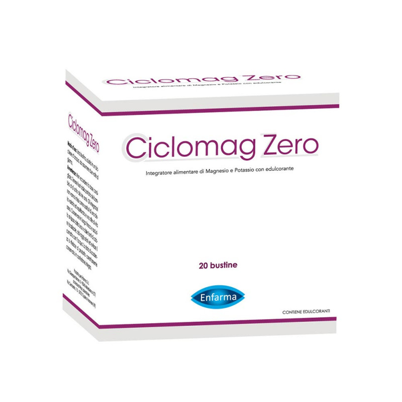 Ciclomag Zero 20 sachets de Complément alimentaire Magnésium et Potassium