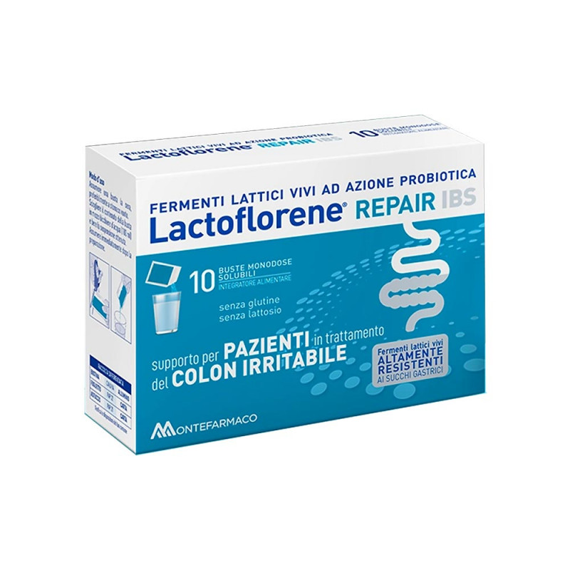 Lactofloreno reparador 10 sobres para mantener el equilibrio de la flora bacteriana intestinal