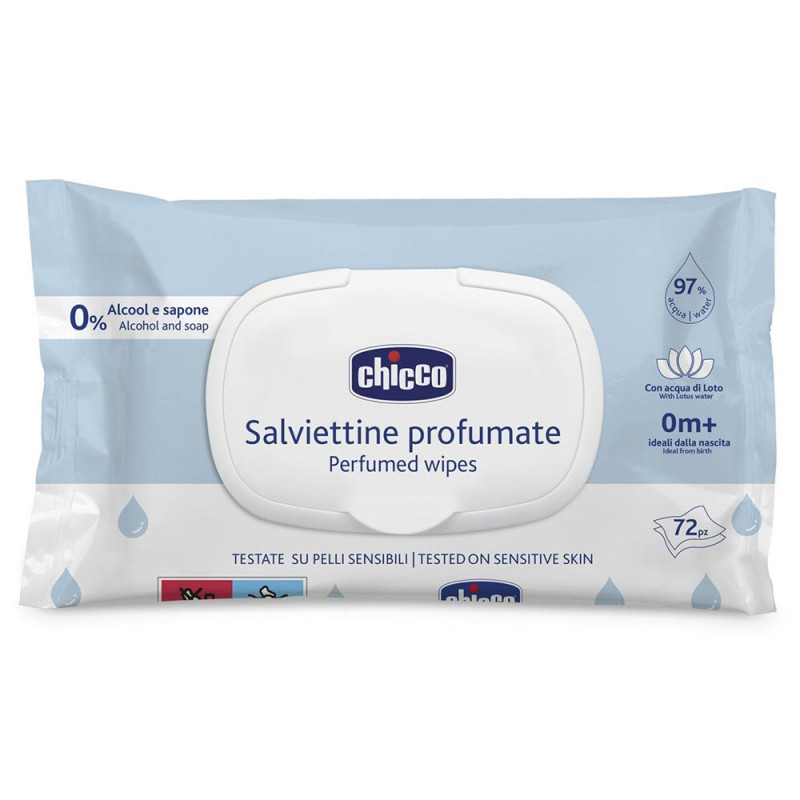 Chicco Salviettine Detergenti 72 pezzi
