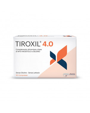 Tiroxil 4.0 30 Tabletten Nahrungsergänzungsmittel nützlich für die Gesundheit der Schilddrüse