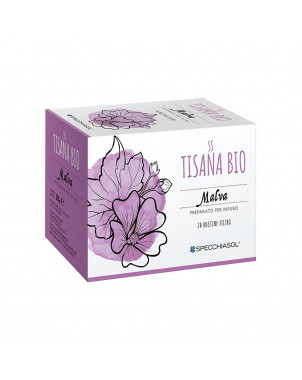 Tisana Bio malva 20 bustine Preparato per infuso a base di Malva silvestris L.