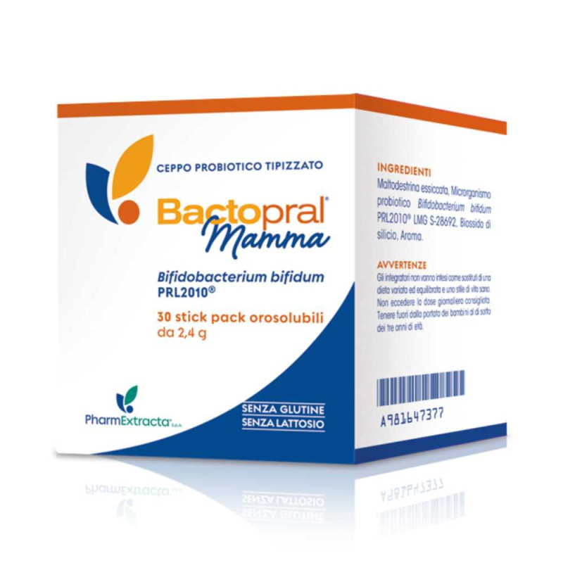 Bactopral Mamma Integratore alimentare che supporta il benessere intestinale durante la gravidanza