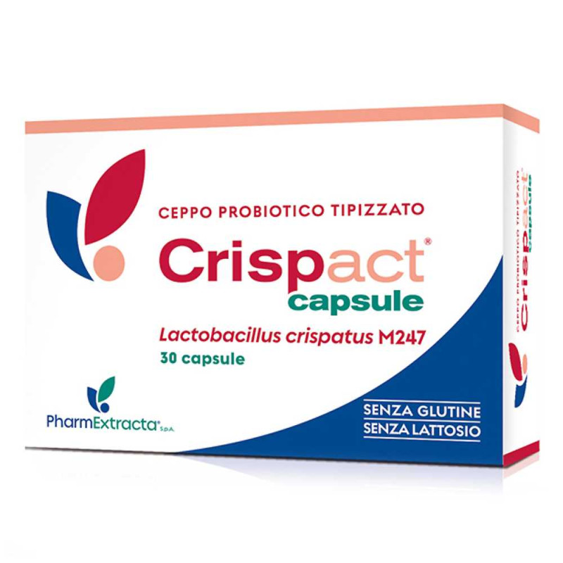 Crispact 30 capsule Integratore alimentare utile per favorire l’equilibrio della flora batterica