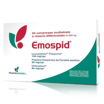 Emospid 20 compresse Integratore alimentare utile per favorire la regolarità del microcircolo