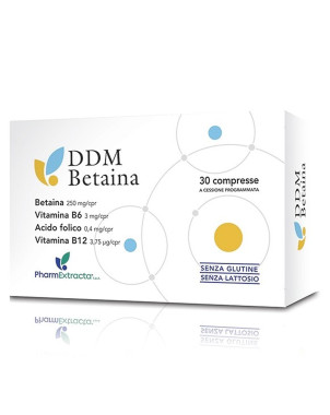 DDM Betaina 30 compresse Integratore alimentare utile per il normale metabolismo dell'omocisteina