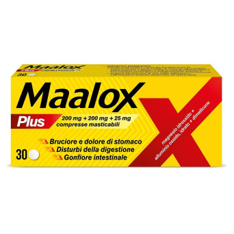 Maalox plus 30 chewable tablets