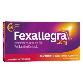 Fexallegra 120 mg 10 coated tablets