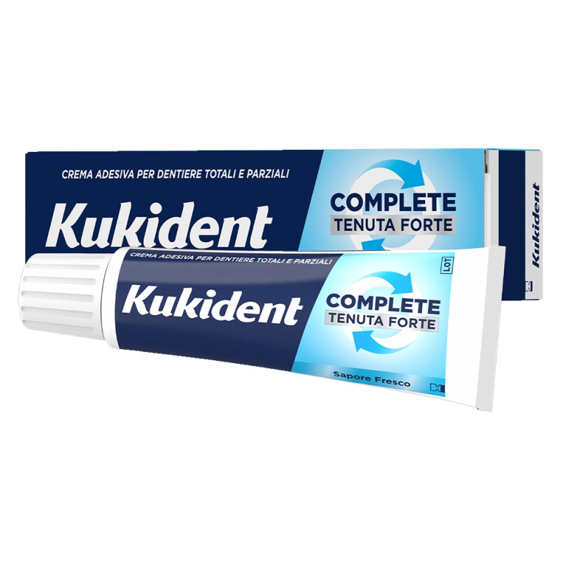 Kukident Complete Plus Tenuta Forte 70 g Crema adesiva per dentiere totali e parziali