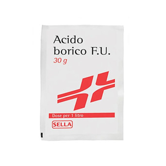 Boric acid has an antiseptic and disinfectant action that works by slowing or preventing the growth of bacteria.