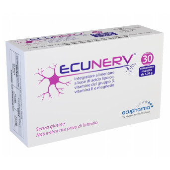 Ecunerv  Integratore alimentare utile come supporto per il mantenimento del normale funzionamento del sistema nervoso