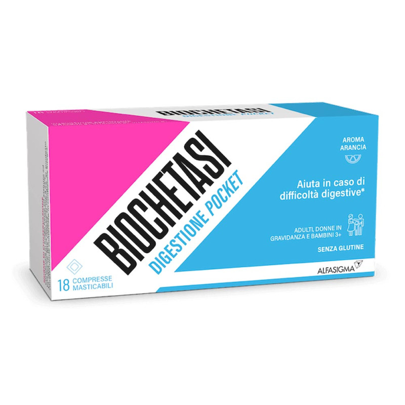 Biochetasi Digestione Pocket integratore alimentare utile in caso di difficoltà digestive