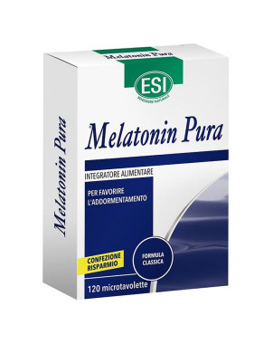 ESI Melatonin Pura 120 microtavolette Integratore alimentare di melatonina