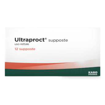 Ultraproct 12 supposte Rapido sollievo dai disturbi delle emorroidi interne ed esterne