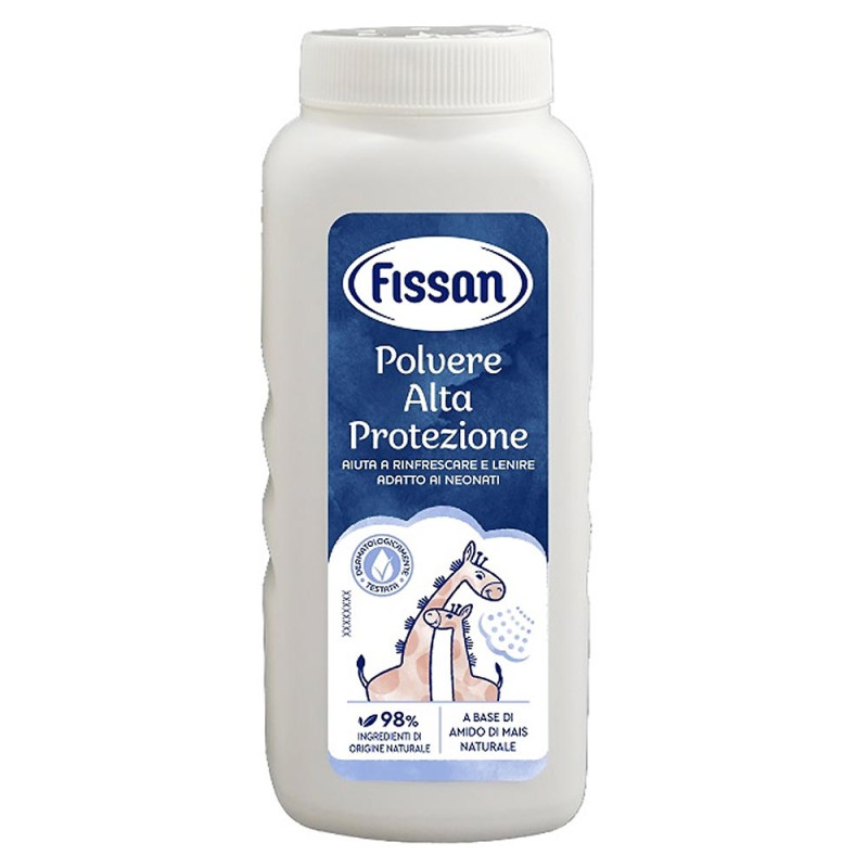 Fissan polvere alta protezione 100 g Aiuta a rinfrescare e lenire, adatto ai neonati