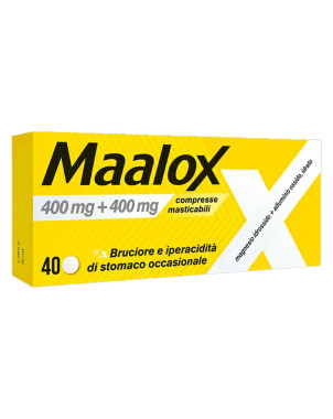 Maalox 400 mg + 400 mg 40 Kautabletten