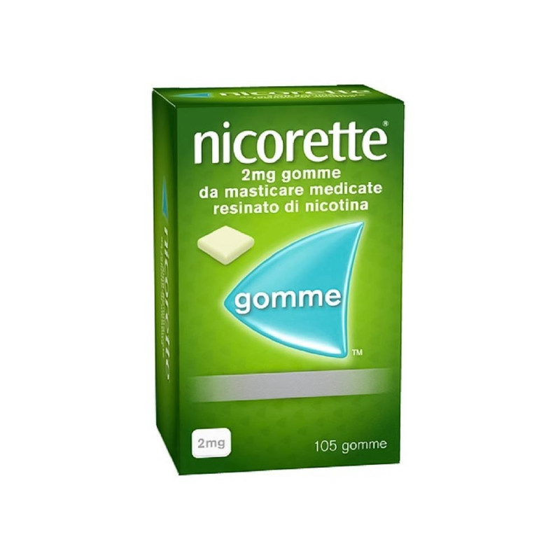 Nicorette 2 mg 105 gomme masticabili Indicate per smettere di fumare in caso di dipendenza dalla sigaretta