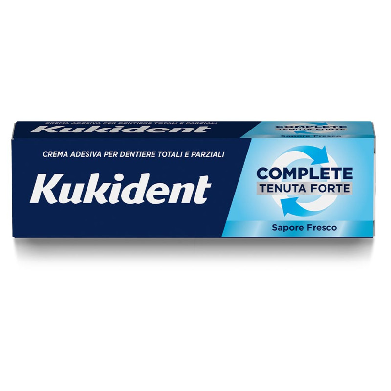 Kukident Complete tenuta forte 47 g Crema adesiva per dentiere totali e parziali