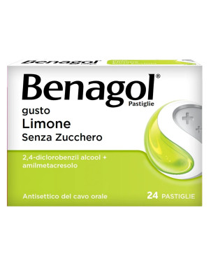 Benagol 24 comprimidos de limón sin azúcar