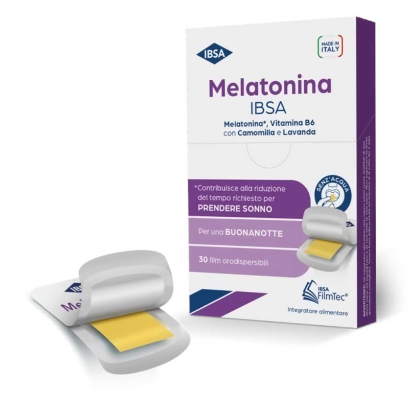 Melatonina IBSA favorisce il sonno riducendo il tempo di addormentamento