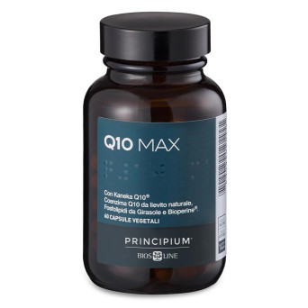 Principium Q10 Max Integratore di coenzima Q10. Cuore, fegato, cervello e muscoli scheletrici