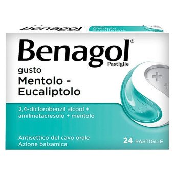 Benagol 24 menthol eucalyptol tablets