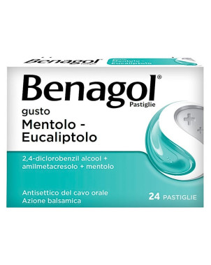 Benagol 24 menthol eucalyptol tablets