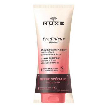 Gel de ducha Nuxe Prodigieux con aroma floral 2x200 ml
