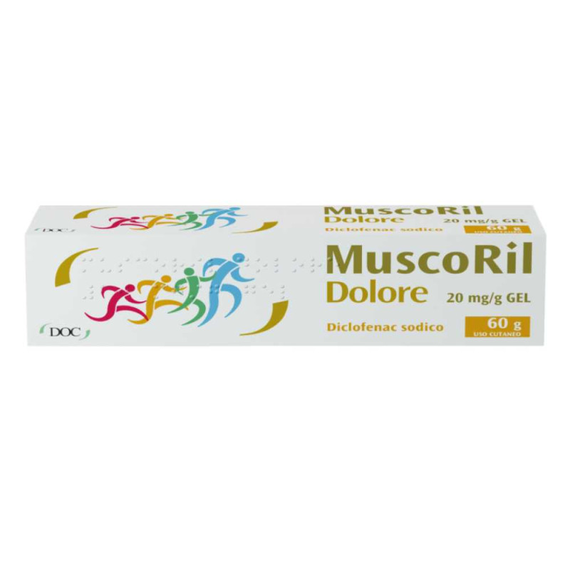 MuscoRil Dolore gel Indicato per alleviare localmente dolori muscolari acuti, stiramenti, distorsioni e contusioni