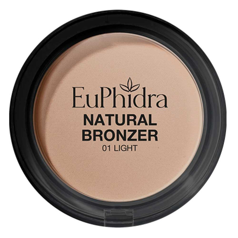 EuPhidra Natural Bronzer Trousse La texture effetto seta è ultra leggera e super sfumabile.