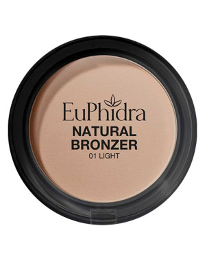 EuPhidra Natural Bronzer Trousse La texture effetto seta è ultra leggera e super sfumabile.