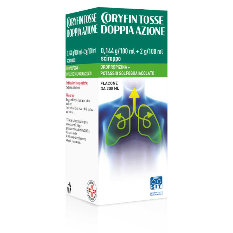 Coryfin Tosse doppia azione sciroppo 200 ml